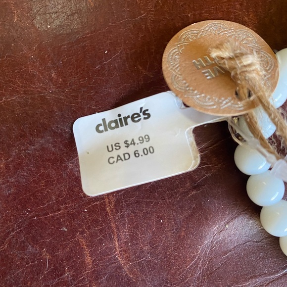 Claire’s white and gray beaded bracelets (Brand New With Tags) - Picture 2 of 6